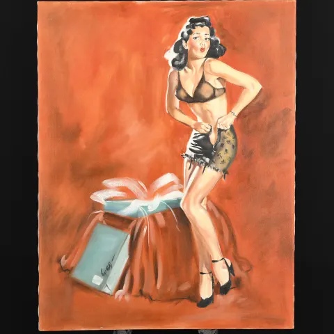 Oil On Canvas By Greg "Tight Fit"