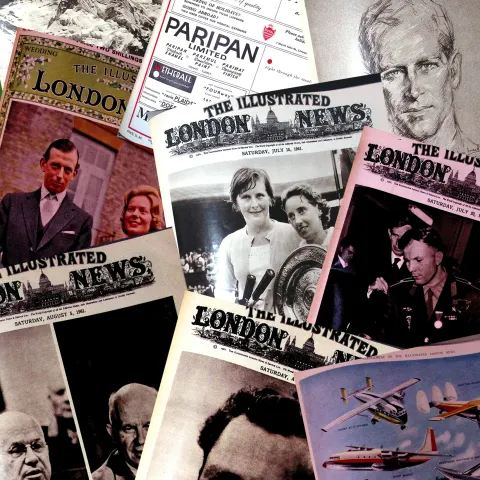 Illustrated London News Removeable Issues 1961 May-Sept Official Folder.