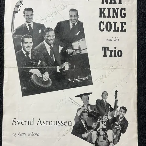 Nat King Cole & His Trio Signed
