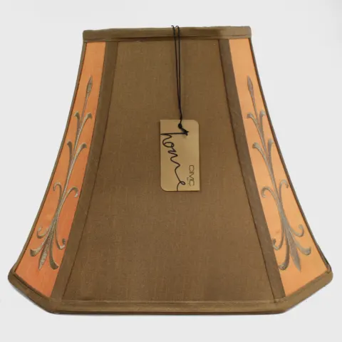 CIMC Decorative Orange Lined Lampshade