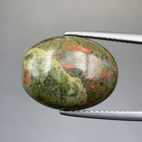 UKT-67, Excellent Natural Unakite Cabochon