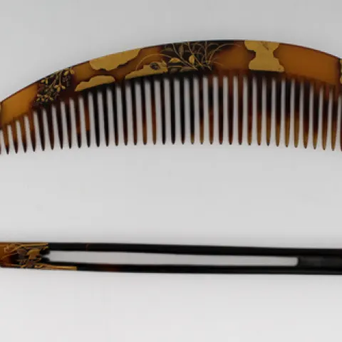 Japanese Kushi and Kanzashi Hair Ornament Set, Edo Period, c.1860–1870