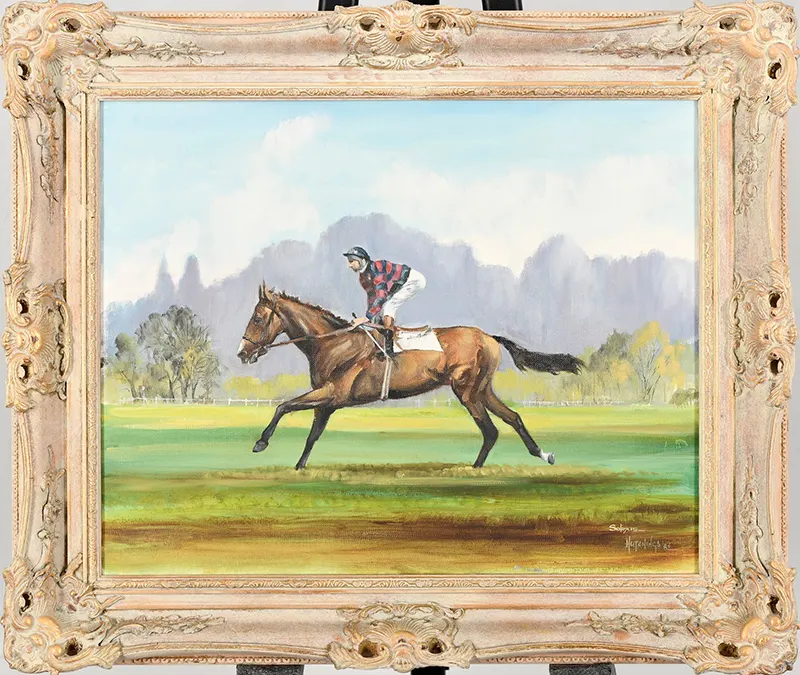 Original Oil On Canvas of The Horse Solinus