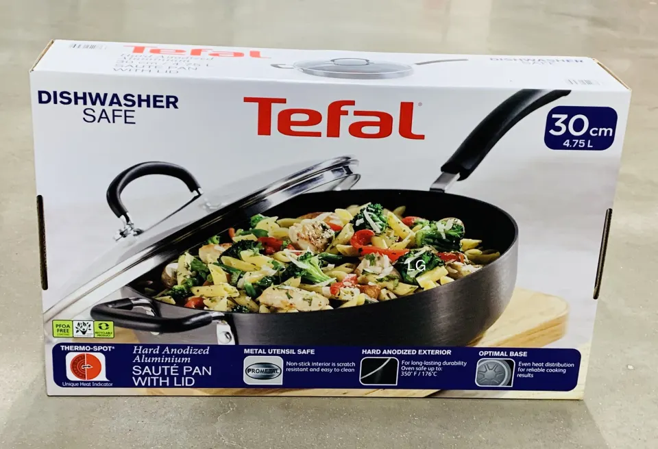 Tefal Hard Anodized Aluminium Deep Saute Pan New Sealed Box
