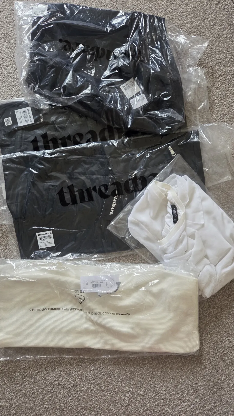 Brand New Mix Clothing Bundle Includes Mango, Threadbare, Principle Petite Total RRP £170