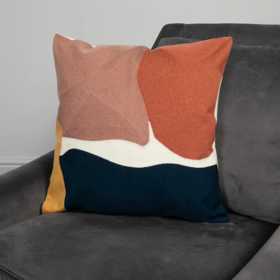 Shades of Rose Boho Cushion RRP - £40