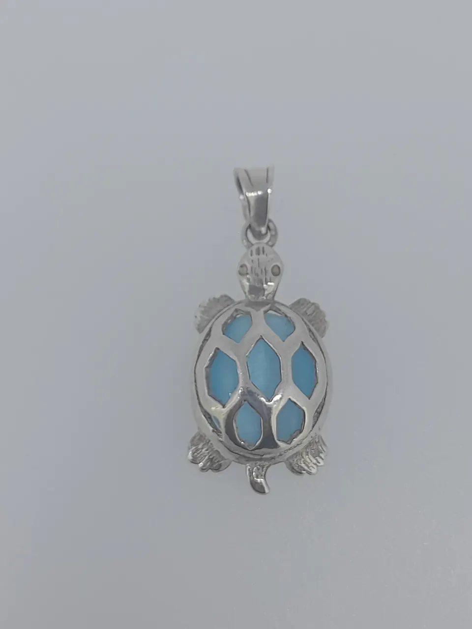 Silver Tortoise Pendant