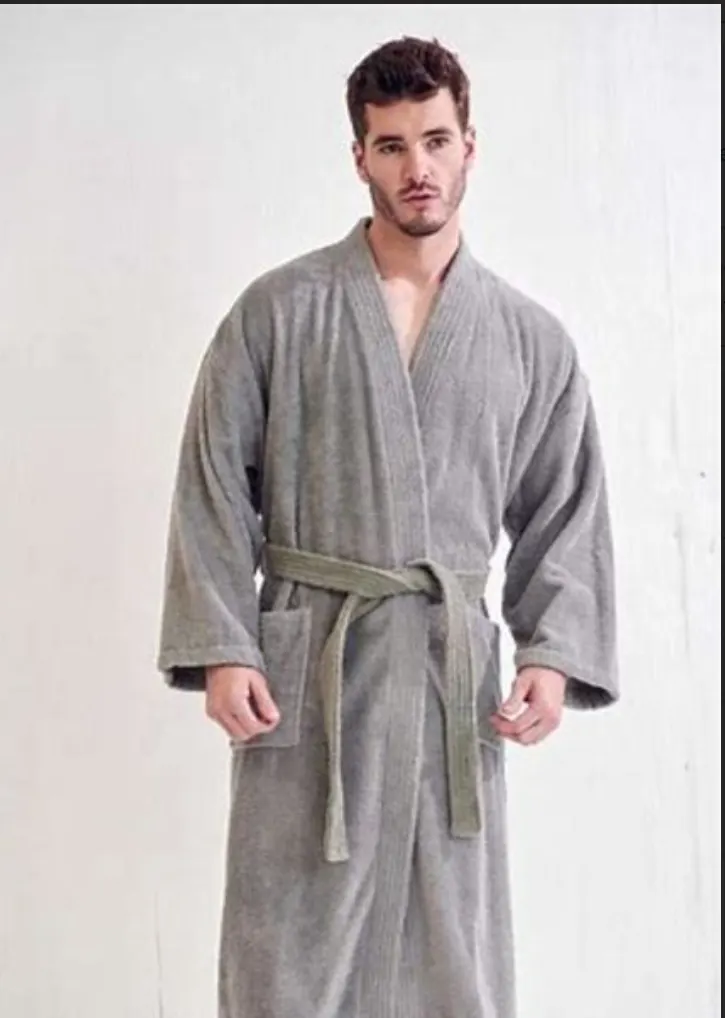 Brand New Light Grey Luxury Robe Size S/M