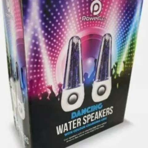 Dancing Water Speakers, Colour Changing LED Lights, 5 Jet Streams