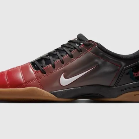 Nike Total 90 "Sprite" Indoor Football Trainers – Black/White/University Red – UK 7