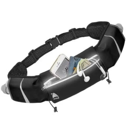 Running Belt - Incl. 2 10oz Water Bottles RRP £23.93 L12a