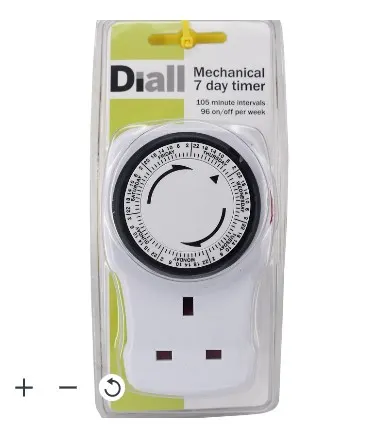 10 x Diall 7 day Mechanical Timer