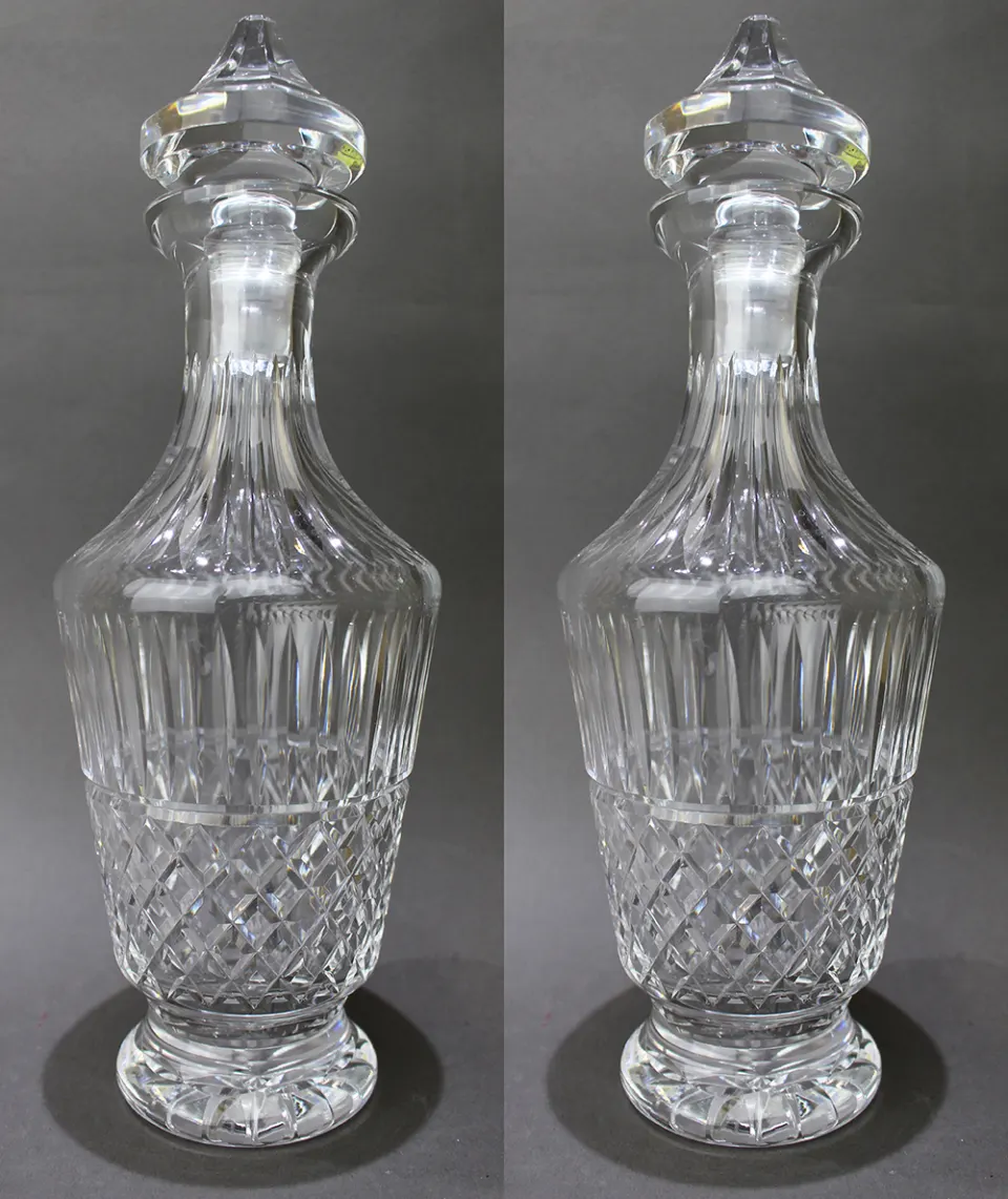 Pair of Irish Waterford Crystal Decanters