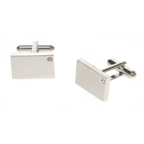 Polished Rectangle Cufflink - Unboxed x 3
