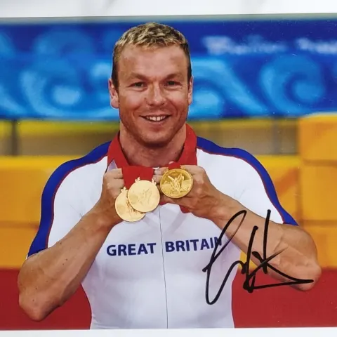 Chris Hoy Original Signature