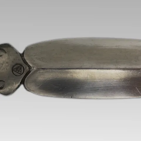 Vintage English Pewter Letter Opener / Paper Knife