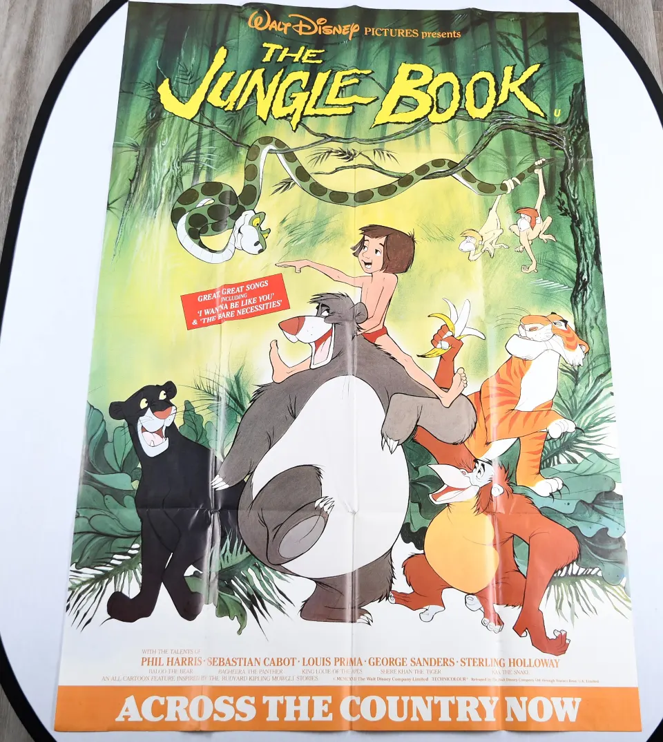 Very Rare "Jungle Book" Film Poster
