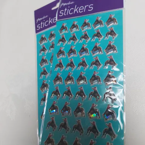 100 packs of Rodeo stickers from Paperchase RRP £175