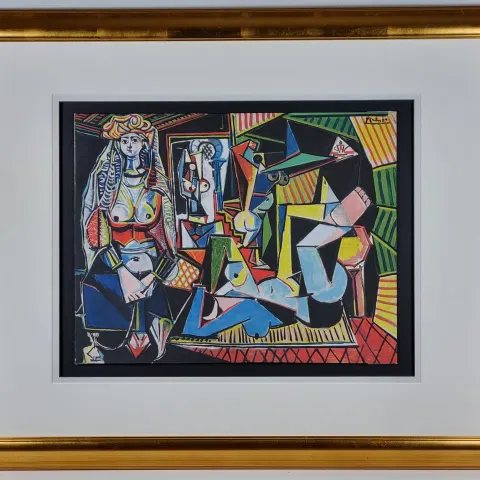 Pablo Picasso Limited Edition Titled "Femme D'Alger"