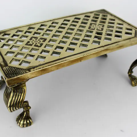 Antique Brass Trivet c.1900