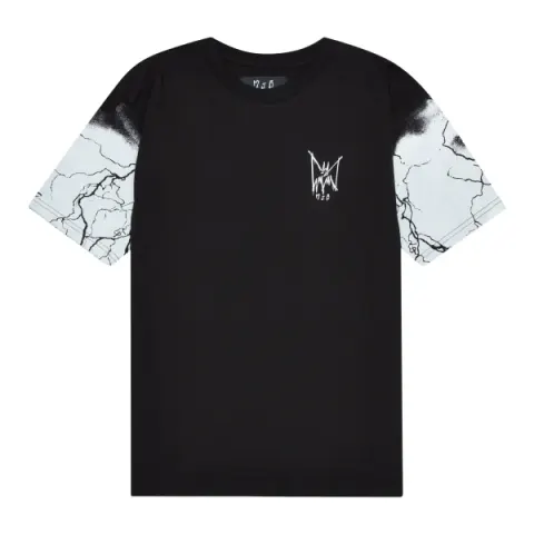 MJB Marc Jaques Burton Lightening Sleeves Festival T-Shirt, Online Price £205, Size XL.