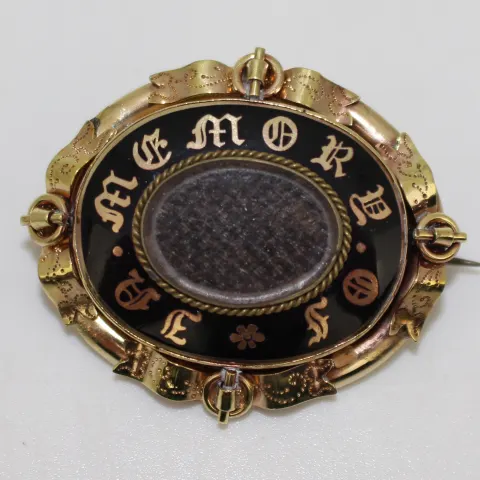 Antique Georgian Mourning Brooch
