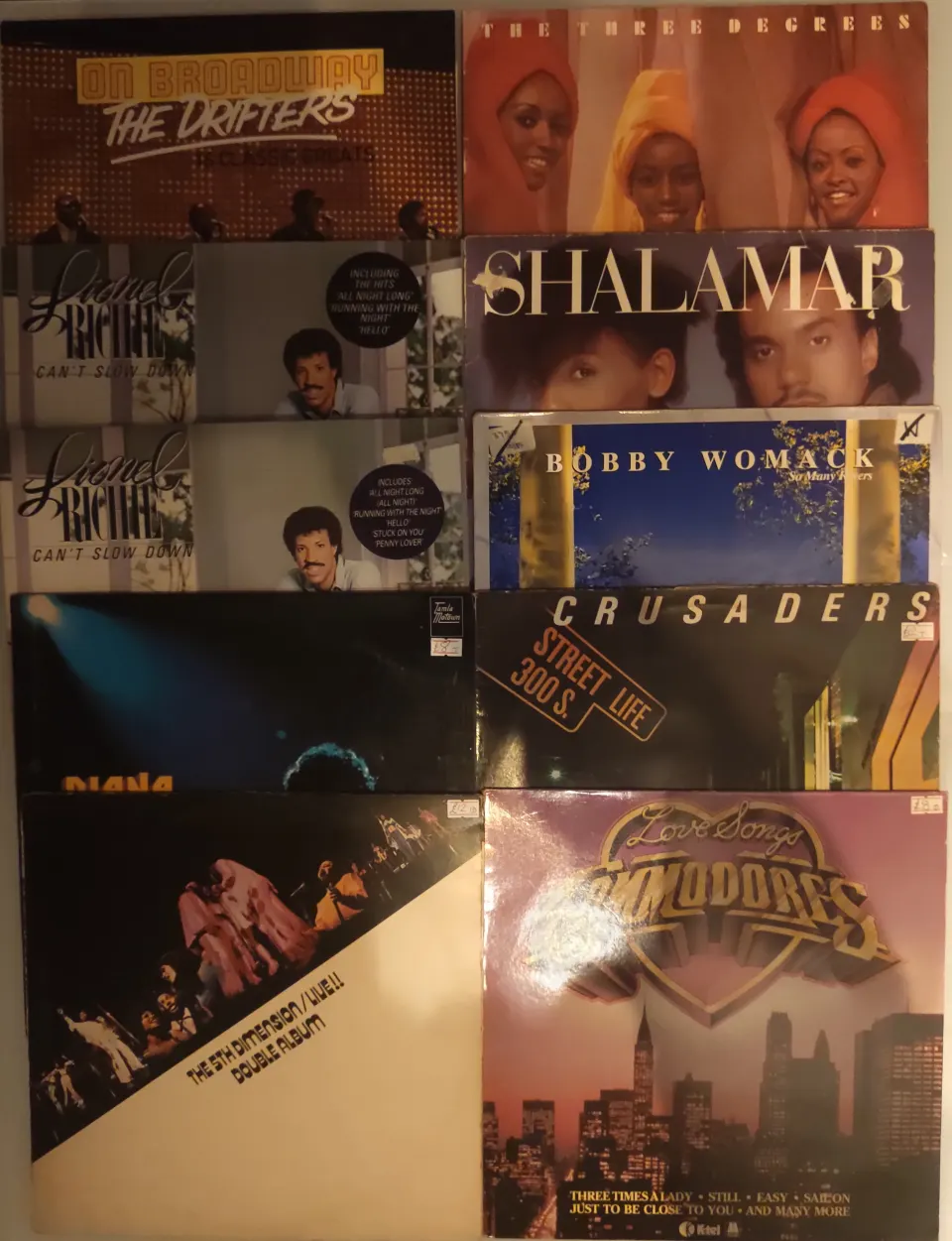 A large Collection of Souls / Motown Vinyl Records
