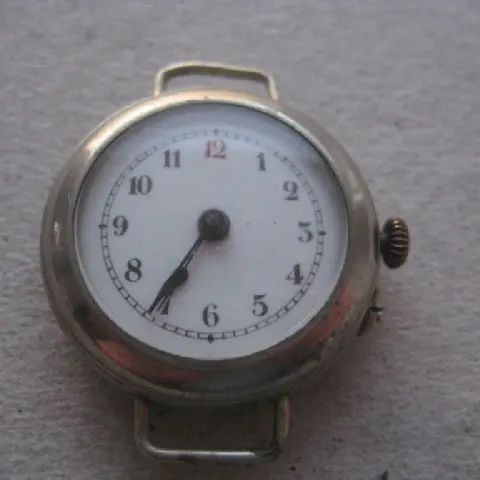 Vintage Metal Cased Mechanical Watch