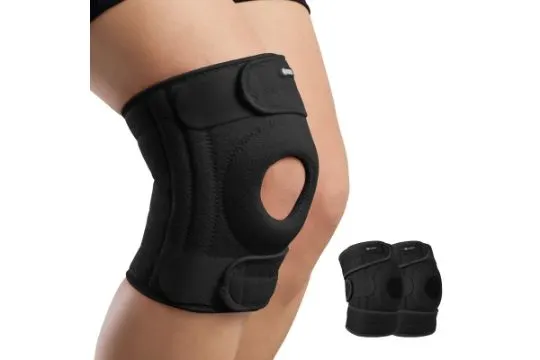 18 x Knee Support with Open-Patella Design for Joint Pain Lb15
