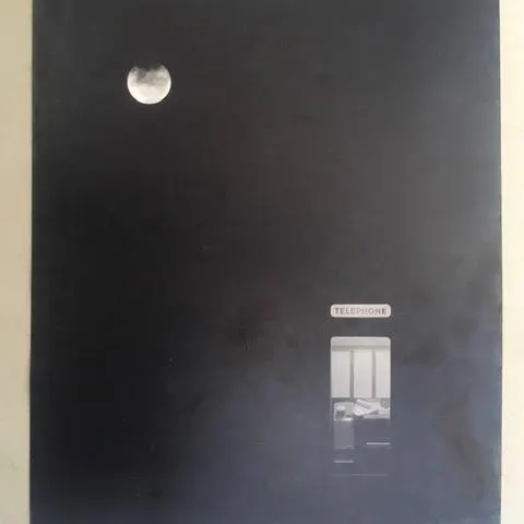 MJ Calvert, Gelatine Exhibition Photo, B&W On Board With Inscription, 1970s