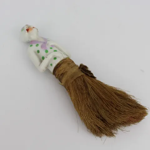 Vintage Porcelain Figural Brush