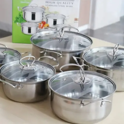 5-Piece Stainless Steel Cookware Set – Durable, Versatile & Energy-Efficient