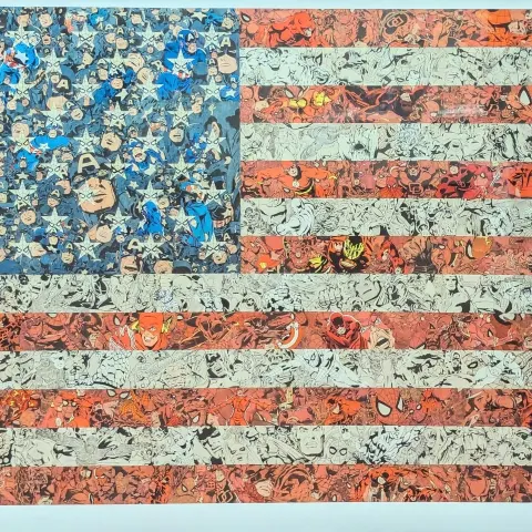 Ben Turnbull (b.1974), ‘Marvel Patriots, 24 Colour Giclee Print, Signed, Editioned, 2018