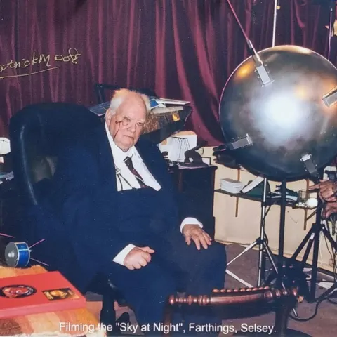 Patrick Moore Original Signature