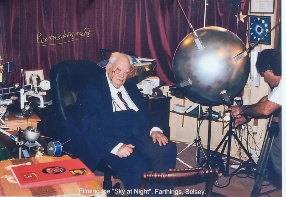Patrick Moore Original Signature