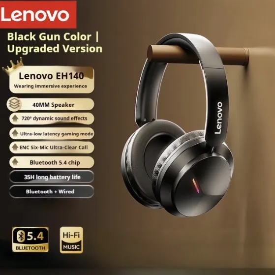 Wireless Earphones – Low Latency Gaming Mode, 40mm Deep Bass, Noise Isolating Headset