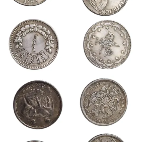 A Group of Old Replica Coins