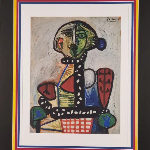 Limited Edition On Silk By Pablo Picasso