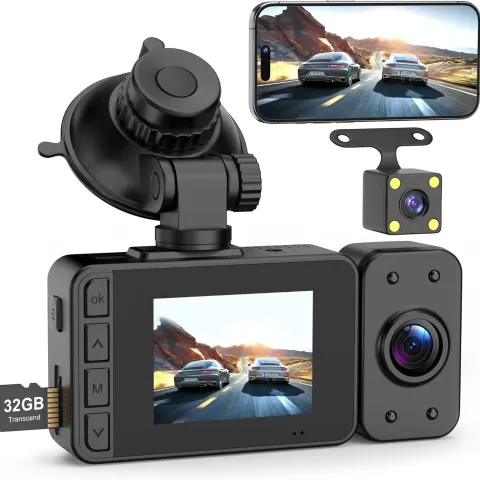 1080p Dashcam - 3 Camera Dashcam RRP £64.00 L3b
