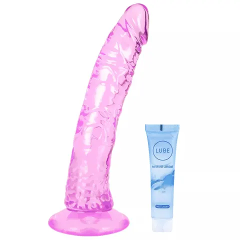 Soft Realistic Dildo & Lube L2212 sku-4541