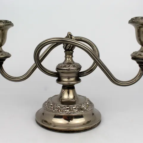 Vintage Silver Plated Candelabra