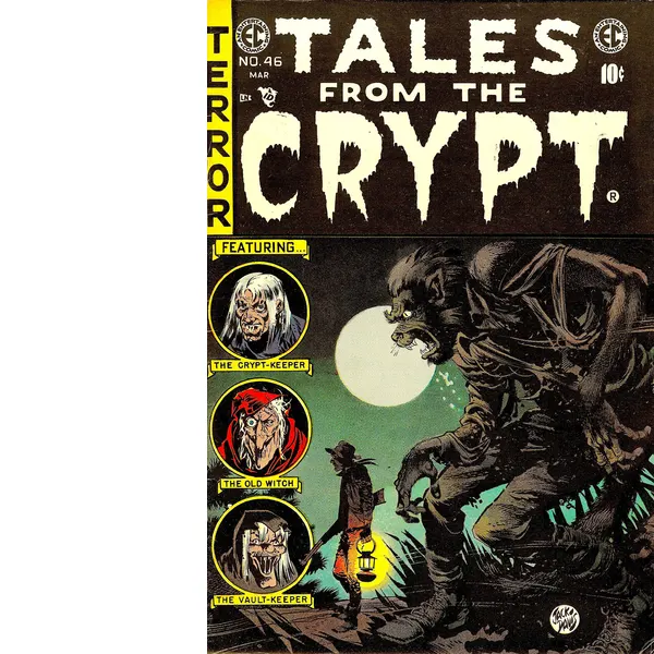 Tales Of The Crypt  1940’s/50’s  Horror Cover Metal Wall Art-52