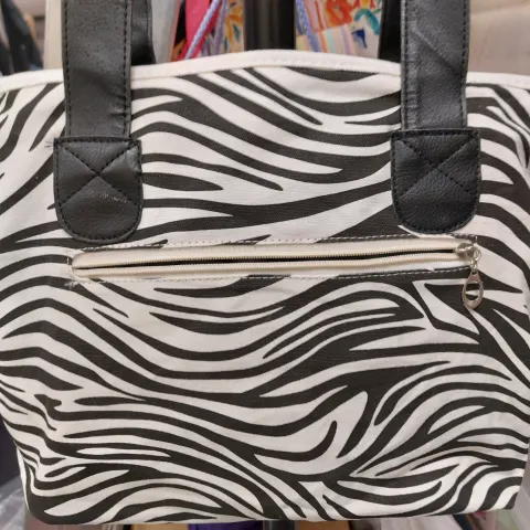 Black and white bag