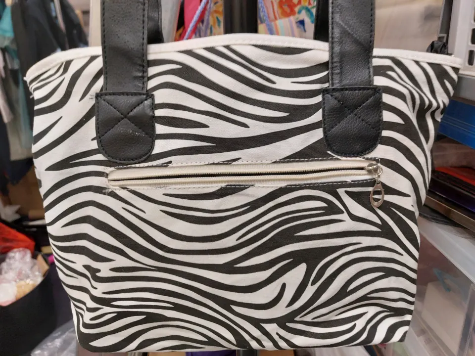 Black and white bag