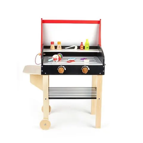 2 x George Wooden BBQ Toy Sets