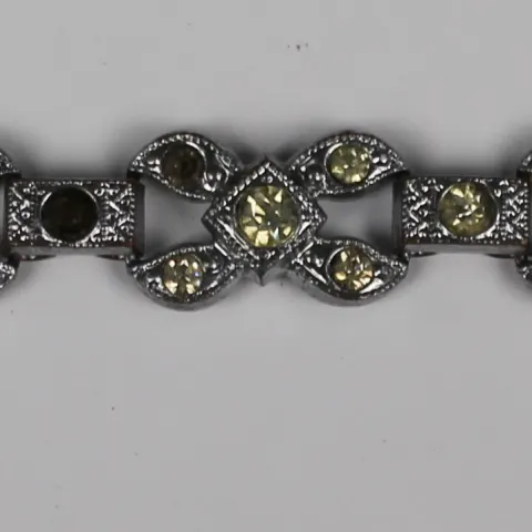 Art Deco Style Silver Bracelet