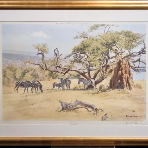 Rare Donald Grant MBE Signed Limited Edition