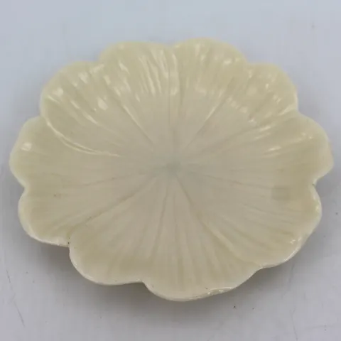 Belleek Small Leaf Dish c.1960