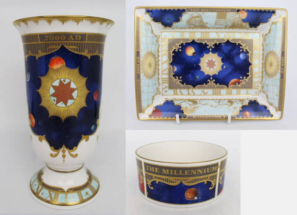 Set of 3 Royal Worcester Millennium