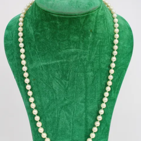 Pearl Necklace 9ct Gold Clasp